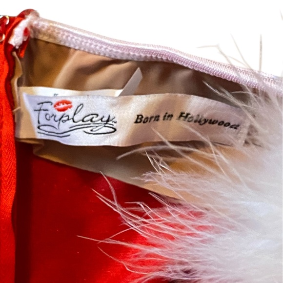 NWT Forplay Sexy Santa Xmas Lingerie M/L - Picture 4 of 9